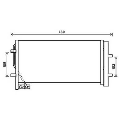 Condenseur de Climatisation pour AUDI Q3 I ph.1 2011-2014, OEM: 8U0260401B, Neuf