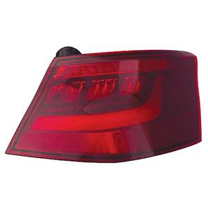 Feu arrière droit extérieur pour AUDI A3 III ph.1 (3 portes) 2012-2016, à led, partie sur aile