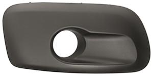 Grille de calandre droite pour CITROËN C3 PICASSO ph.1, 2009-2012 moulure avec trou antibrouillard