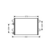 Condenseur de Climatisation pour DACIA SANDERO I 2008-2012, OEM: 8200182361, Neuf