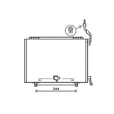 Condenseur de Climatisation pour FORD B-MAX depuis 2012, OEM: 1818911, Neuf