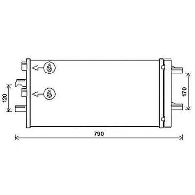 Condenseur de Climatisation pour MINI ONE/COOPER F55/F56 2014-2021, OEM: 64509271204, Neuf