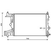 Radiateur de refroidissement moteur pour OPEL ASTRA J 2010-2012, OEM: 1300301, Neuf