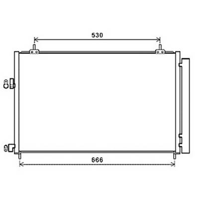 Condenseur de Climatisation pour TOYOTA RAV4 2010-2013, OEM: 884600R030, Neuf