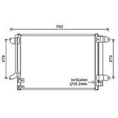Condenseur de Climatisation pour VOLKSWAGEN NEW BEETLE ph.3 2012-2016, OEM: 5C0816411, Neuf