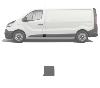 Moulure bouchon sur montant latérale centrale gauche pour RENAULT TRAFIC III phase 1 2014-2019, Neuve à peindre