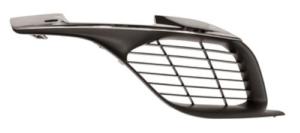 Grille de calandre droite pour PEUGEOT 308 II phase 1, 2013-2017, noire & chromée, pare chocs avant