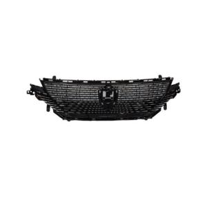 Grille de calandre pour PEUGEOT 308 III phase 1 depuis 2021, noire brillante, avec bords chromés, avec trous radar, avec trou camera, Neuve