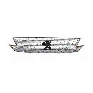 Grille de calandre pour PEUGEOT 3008 II phase 2 depuis 2020,  noire, avec finition chromée, Neuve