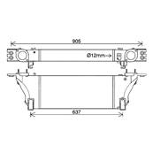 Intercooler pour NISSAN NAVARA/PATHFINDER 2010-2015, OEM: A44615X20B, Neuf