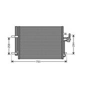 Condenseur de Climatisation pour FORD MONDEO III ph.1 2007-2010, OEM: 1481851, Neuf