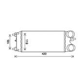 Intercooler pour FORD B-MAX depuis 2012, OEM: 1878624, Neuf