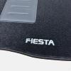 Kit 4 Tapis de sol Auto pour FORD FIESTA de 2008 à 2012, sigle fiesta, moquette noire et clips ovales, Neuf