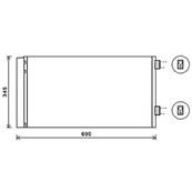 Condenseur de Climatisation pour MINI ONE/COOPER R56 2006-2010, OEM: 64539228607, Neuf