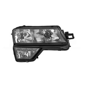 Phare droit pour SKODA KAROQ 2017-2022, H7+H7, électrique, avec moteur, feu de jour, sans antibrouillard, LED, MONTAGE VARROC, Neuf