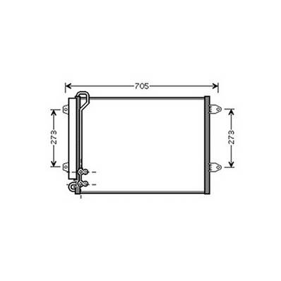 Condenseur de Climatisation pour VOLKSWAGEN PASSAT CC 2008-2011, OEM: 3C0820411G, Neuf
