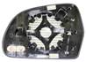 Miroir Glace rétroviseur droit pour AUDI A4 IV ph. 1 2009-2011, dégivrant, à clipser, asphérique