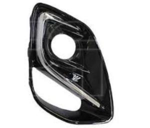 Grille droite pare-chocs avant pour FORD PUMA depuis 2019, avec siège antibrouillard, moulure chromée, Mod. Titanium, Neuve