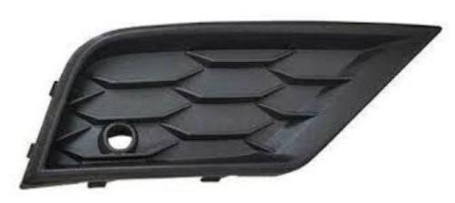 Grille superièur pare chocs avant droit pour VOLKSWAGEN TIGUAN II phase 1, 2016-2020, avec trous PDC+supports, Neuve