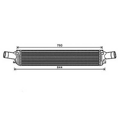 Intercooler pour AUDI A4 IV ph.1 2007-2011, OEM: 8K0145805AC, Neuf