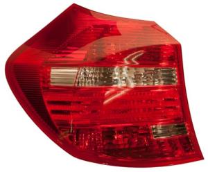 Feu arrière gauche pour BMW SERIE 1 E87N de 2007 à 2011, rouge et blanc, Neuf