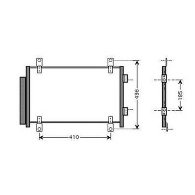 Condenseur de Climatisation pour FIAT DUCATO II ph.2 2002-2006, OEM: 1347842080, Neuf