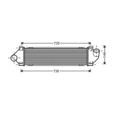 Intercooler pour FORD S-MAX I ph.1 2006-2010, OEM: 1742060, Neuf