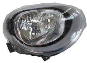 Phare droit pour FIAT 500X depuis 2023, H4, avec prédisposition pour réglage électrique, sans moteur, noir, Neuf