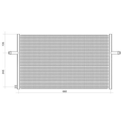 Radiateur de refroidissement moteur pour MERCEDES CLASSE CLA 2013-2016 (W117), OEM: A995006403, Neuf