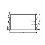 Radiateur de refroidissement moteur pour OPEL INSIGNIA I ph.1 2009-2013, OEM: 1300292, Neuf