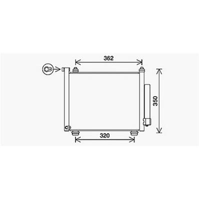 Condenseur de Climatisation pour OPEL AGILA 2000-2008, OEM: 09214335, Neuf