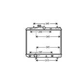 Radiateur de refroidissement moteur pour OPEL AGILA depuis 2008, OEM: 4709362, Neuf