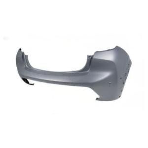 Pare-chocs arrière pour PEUGEOT 208 II phase 2 depuis 2023, 4 trous PDC, trous PARK ASSIST + supports, trous moulures ailes, Mod. GT-LINE, Neuf à peindre