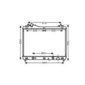 Radiateur de refroidissement moteur pour SUZUKI Grand Vitara 2005-2009, OEM: 1770066J10, Neuf