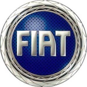 Logo emblème pour FIAT sigle bleu, grille de calandre pour FIAT CROMA 2005-2007, pare chocs avant