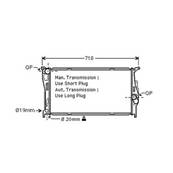 Radiateur de refroidissement moteur pour BMW X1 E84 ph.1 2009-2012, OEM: 17117788903, Neuf