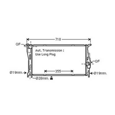 Radiateur de refroidissement moteur pour BMW X1 E84 ph.1 2009-2012, OEM: 17117547059, Neuf