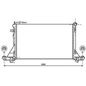 Radiateur de refroidissement moteur pour NISSAN NV400 depuis 2011, OEM: 214005447R, Neuf