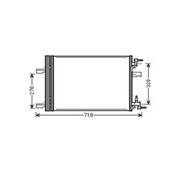 Condenseur de Climatisation pour OPEL ASTRA J 2010-2012, OEM: 13267648, Neuf