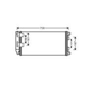 Condenseur de Climatisation pour LAND ROVER FREELANDER I 2003-2006, OEM: JRB101070, Neuf