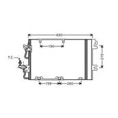 Condenseur de Climatisation pour OPEL ASTRA H 2004-2007, OEM: 93178959, Neuf