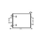 Condenseur de Climatisation pour RENAULT TRAFIC II ph.2 2006-2014, OEM: 4419021, Neuf