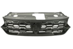 Grille de radiateur pour DACIA SANDERO STEPWAY III phase 1 depuis 2021, moulure chromée, noire, Neuve