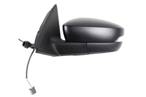 Rétroviseur gauche pour SKODA FABIA III ph. 2 2018-2021, a cable, noir, avec feu convexe, 2 pin, Neuf