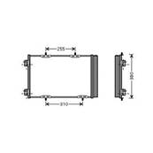 Condenseur de Climatisation pour CITROËN C3 II ph.1 2009-2013, OEM: 6455HG, Neuf