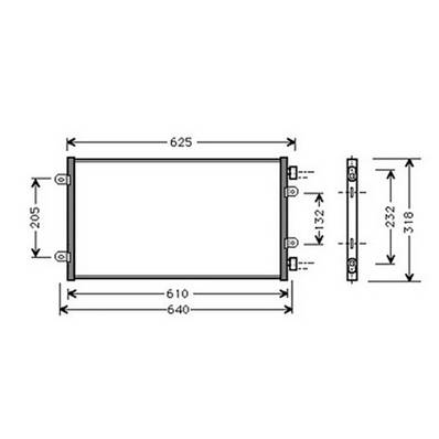 Condenseur de Climatisation pour FIAT PUNTO II ph.1 1999-2003, OEM: 46829340, Neuf