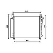Condenseur de Climatisation pour KIA PICANTO 2008-2011, OEM: 9760607500, Neuf
