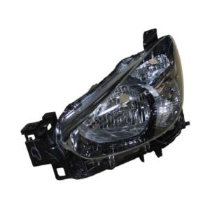 Phare avant gauche pour MAZDA 2 III 2015-2018, H4, avec réglage électrique, parabole noire, Neuf