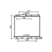 Radiateur de refroidissement moteur pour OPEL AGILA depuis 2008, OEM: 4708718, Neuf