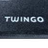 Kit 4 Tapis de sol Auto pour RENAULT TWINGO de 1993 à 2007, avec sigle TWINGO, sans CLIPS, Neuf